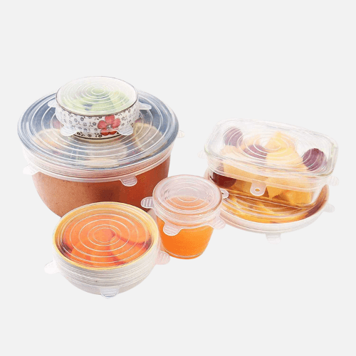 Silicone Stretch Lids 6 Pcs - AccessCuisine