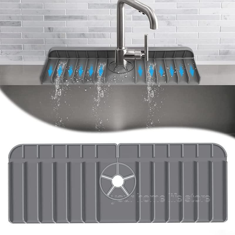 Silicone Sink Protector Non-slip Sink Mat Large Faucet Splash